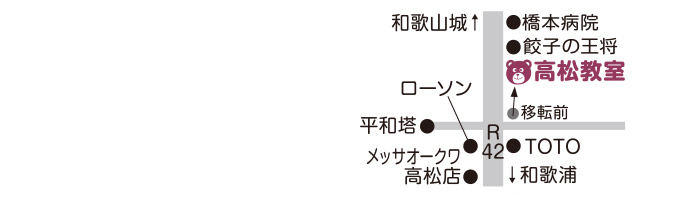 こぐま会,地図